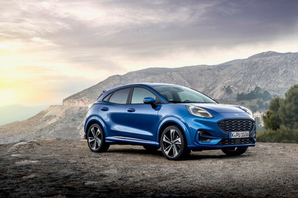 Ford Puma en la montaña, mostrando versatilidad