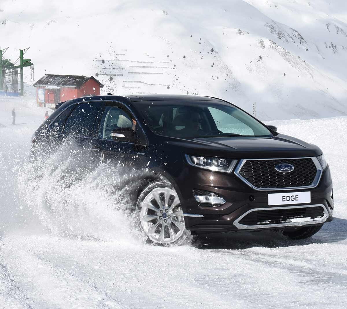 Ford Edge conducción en nieve