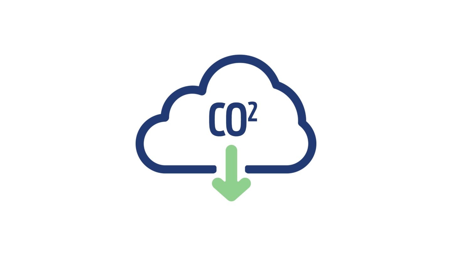 Menos emisiones de CO2