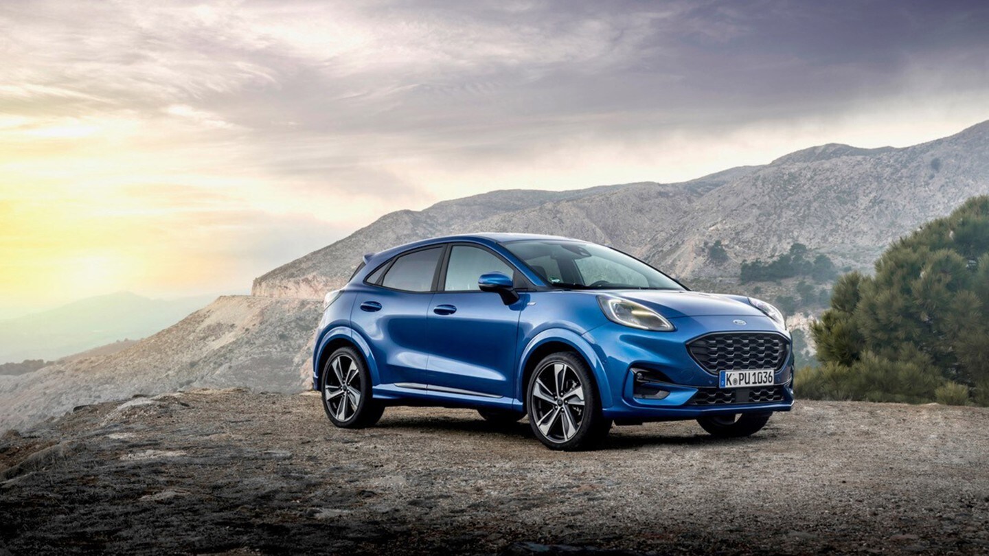 Ford Puma en la montaña, mostrando versatilidad