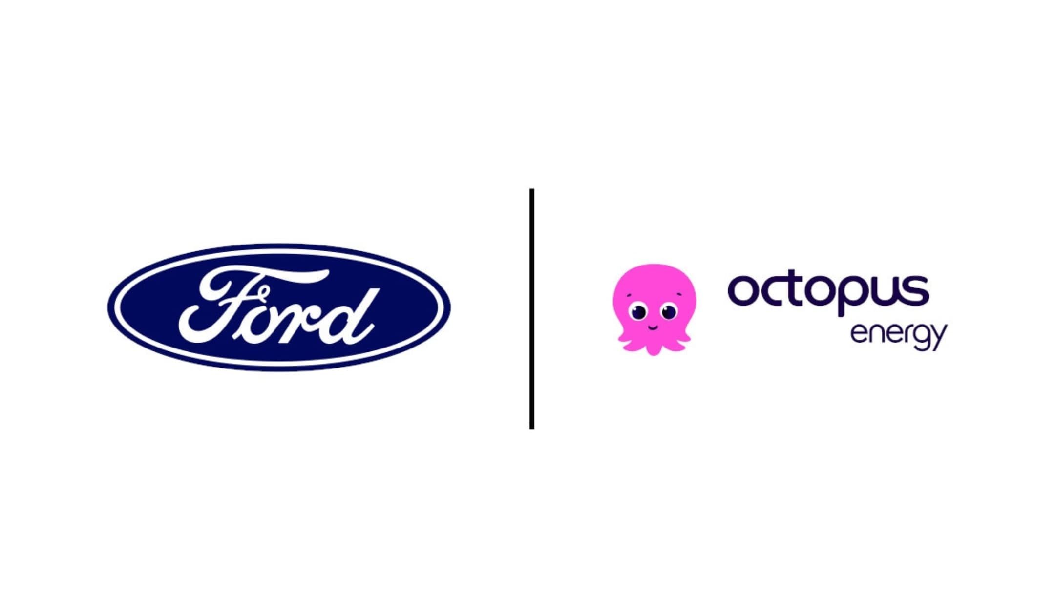 Acuerdo logo Ford y Octopus Energy 