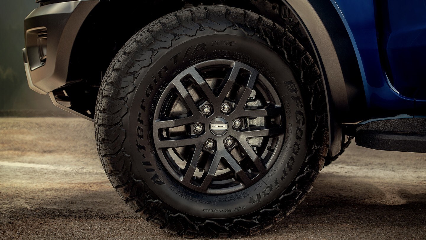 Ford Ranger wheel close up