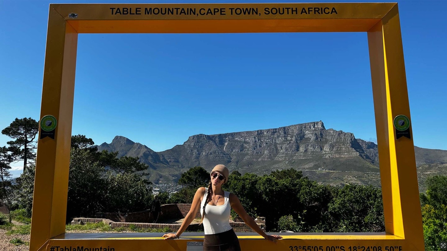 Parada perfecta en Table Mountain, Ciudad del Cabo