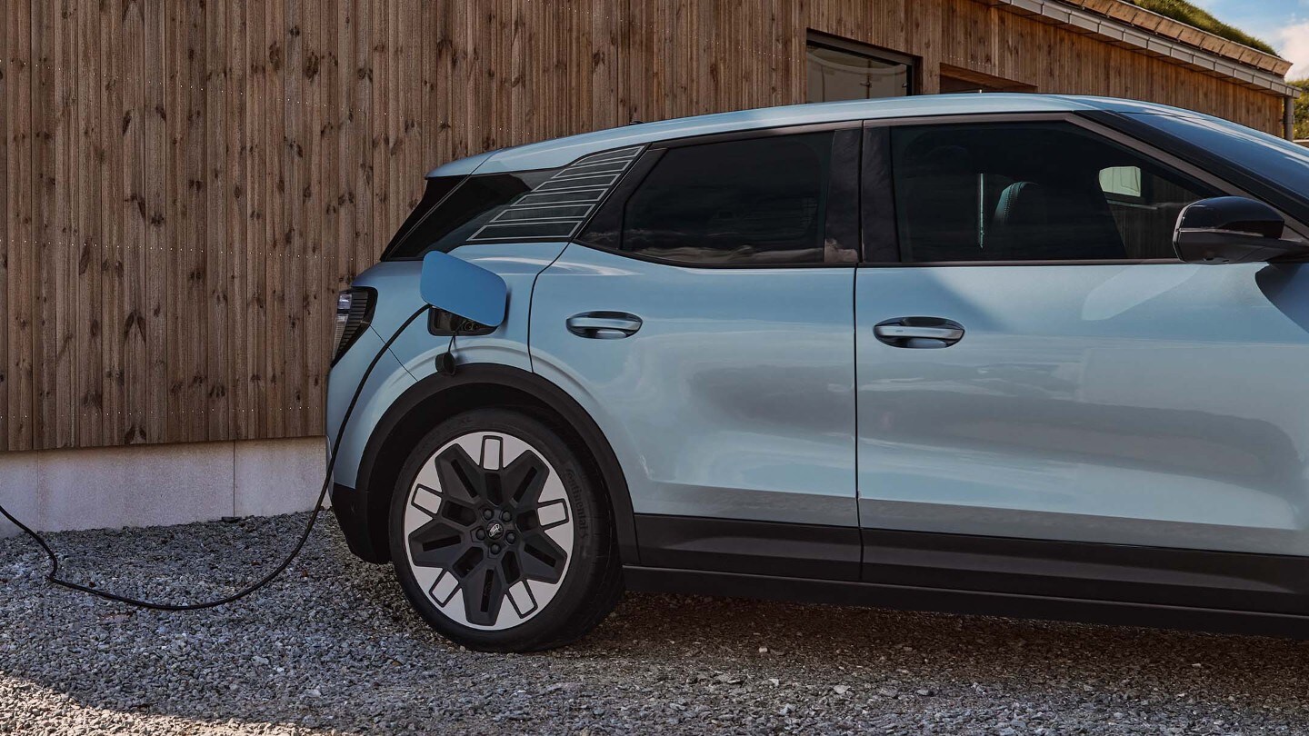 All electric Explorer charging