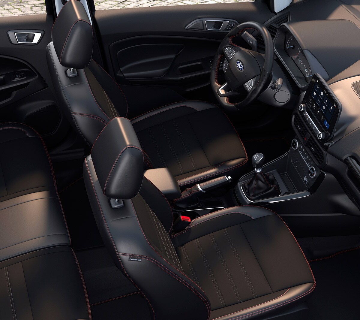 Vista aérea interior del Ford EcoSport