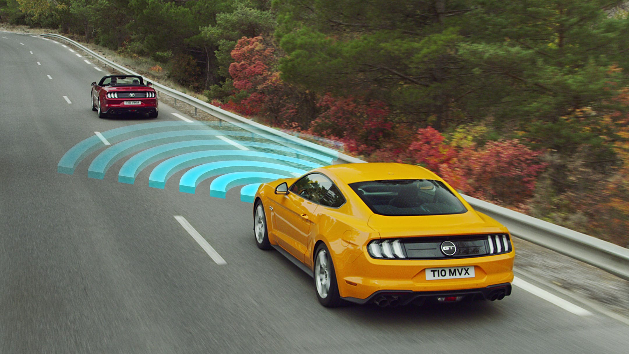 Control de velocidad adaptativo Ford Mustang 