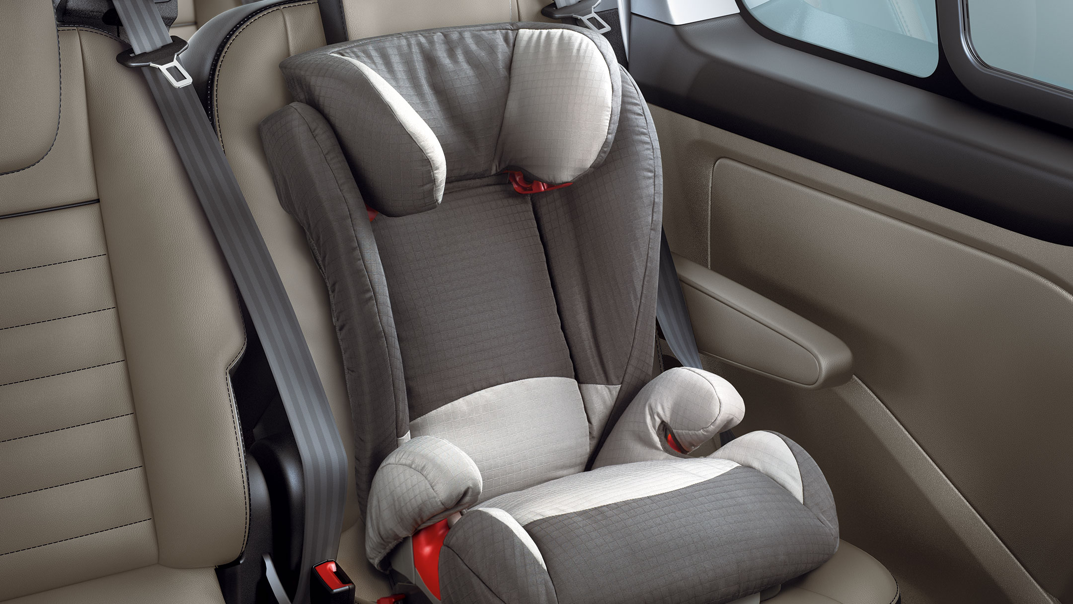 Silla de seguridad para niños en un coche