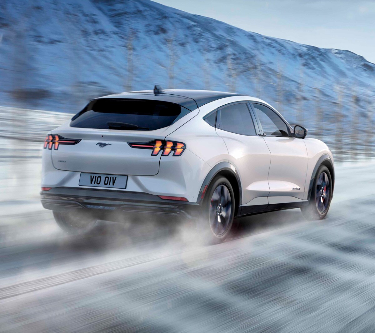Coche SUV eléctrico deportivo Ford Mustang