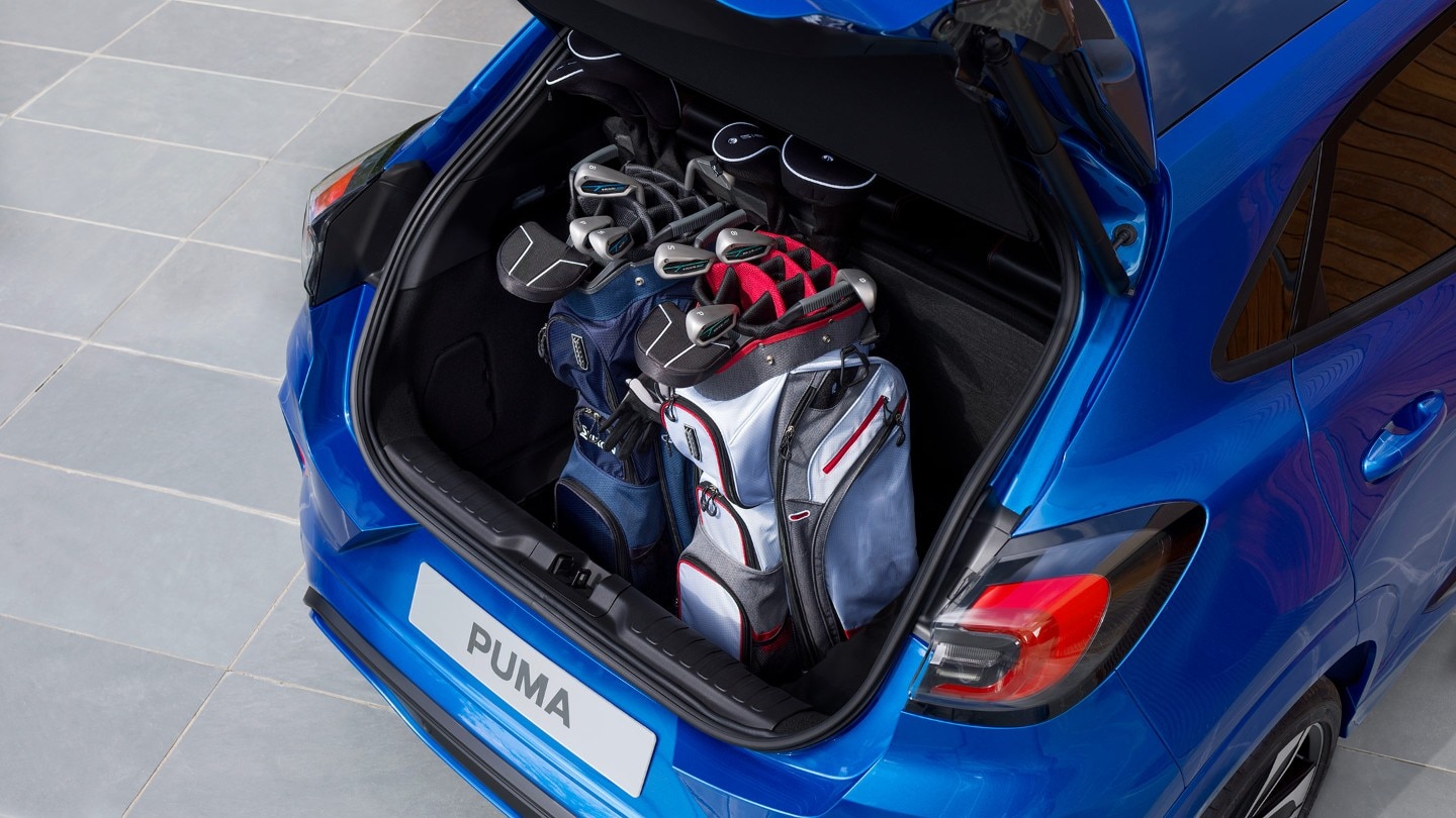 Interior del espacio de carga del maletero Ford Puma