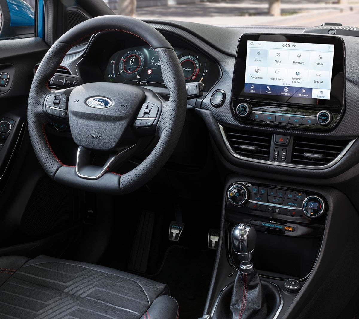 Interior del Ford Puma