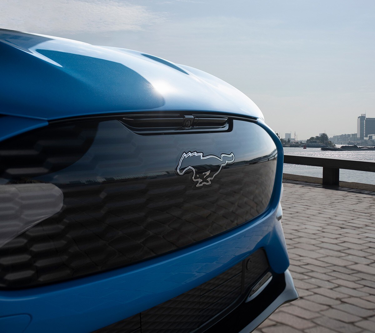Parrilla delantera con emblema Mustang
