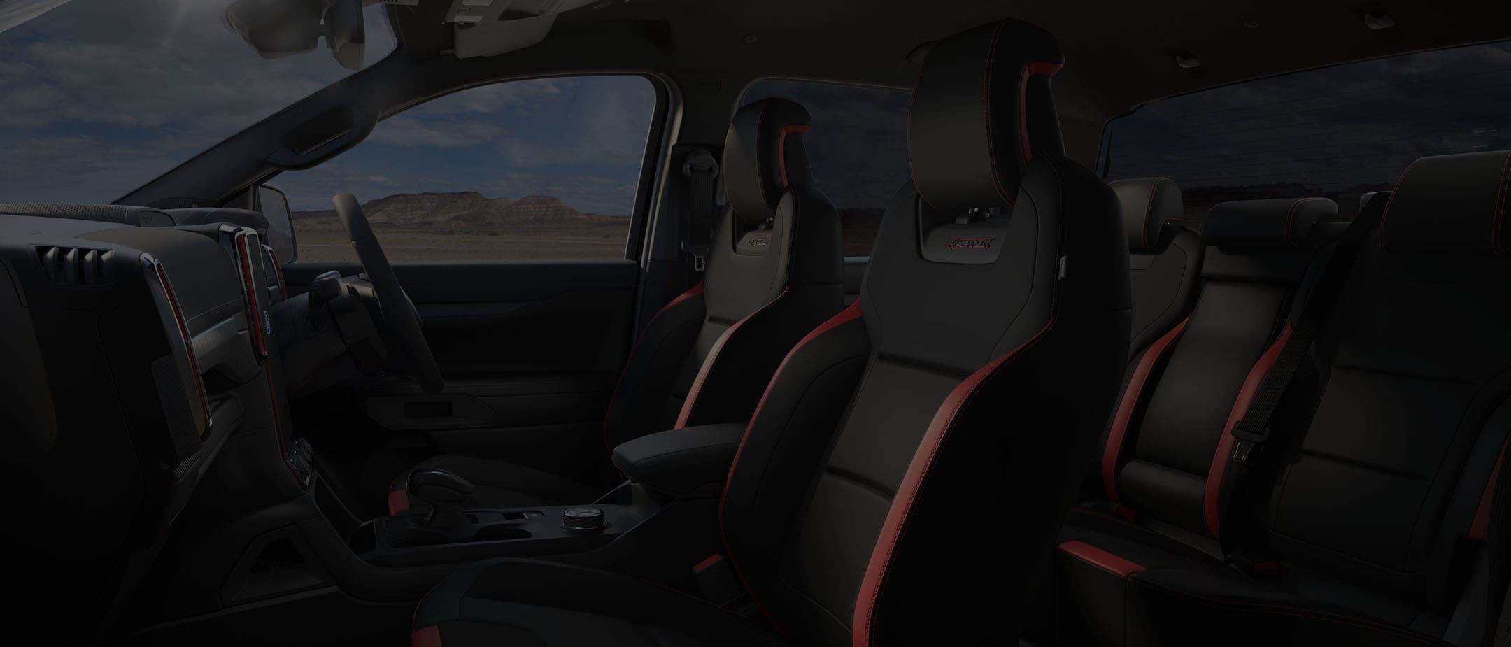 Image showing the Ford Ranger Raptor interior.