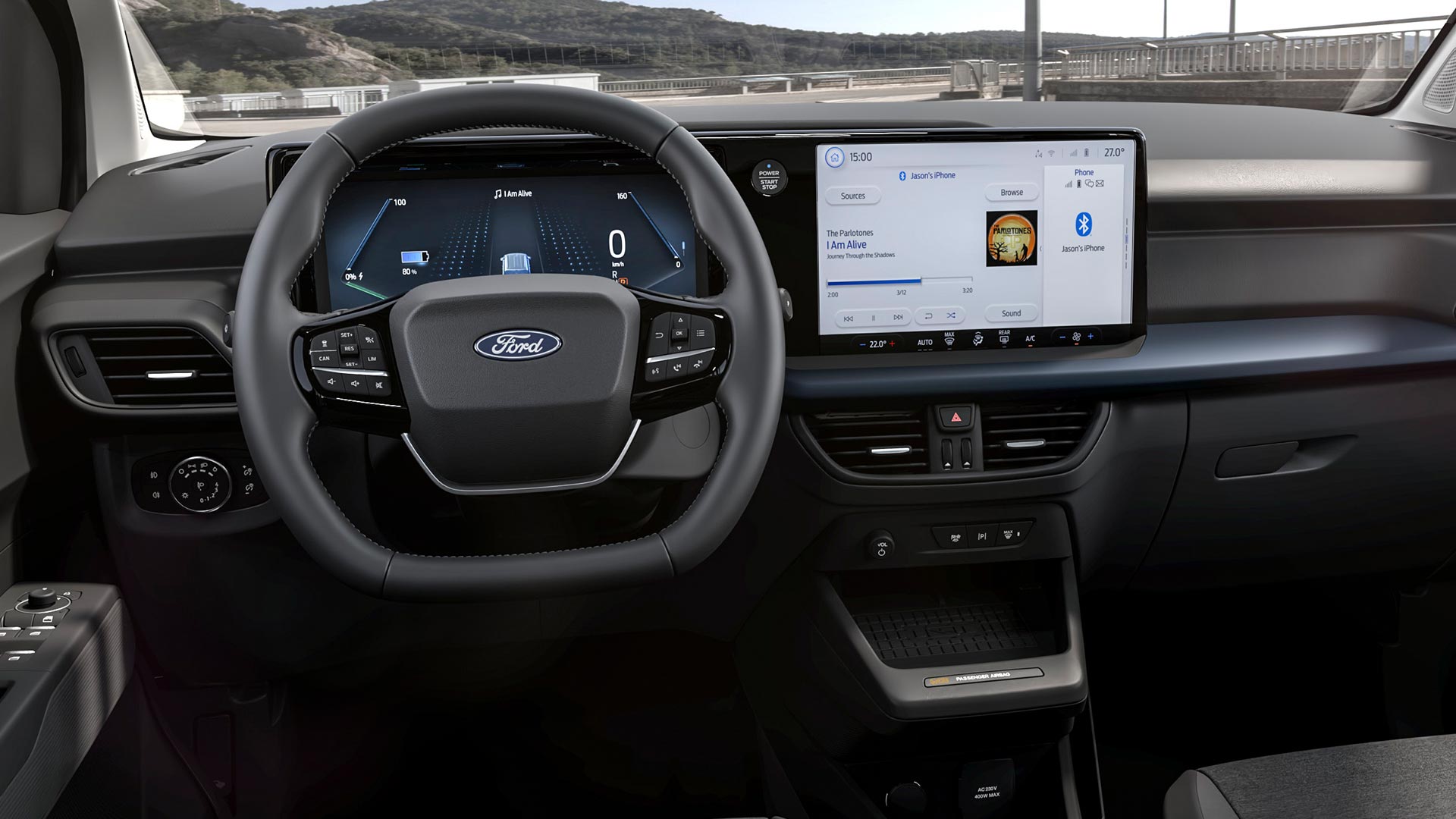 Ford E Tourneo Courier Active Interior y pantalla táctil