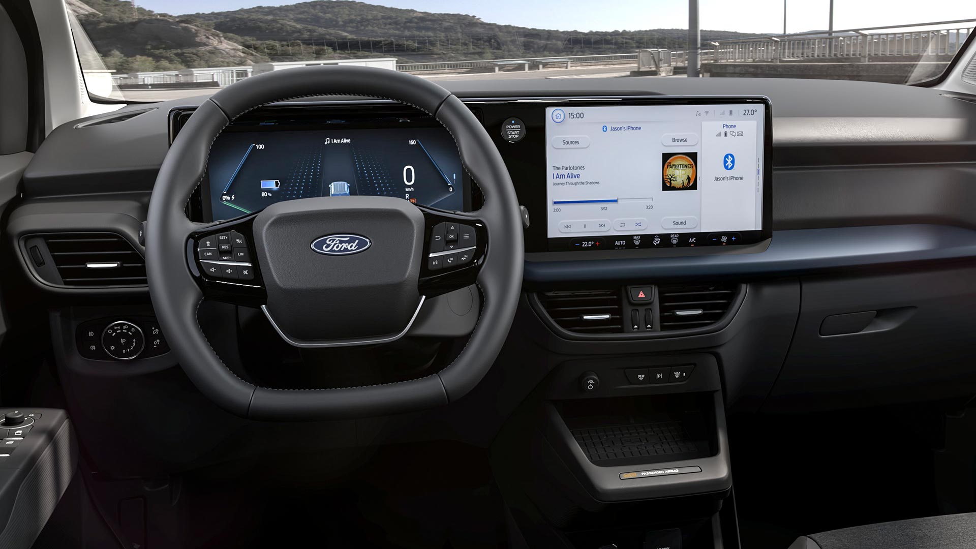 Ford E Tourneo Courier Active Interior y pantalla táctil