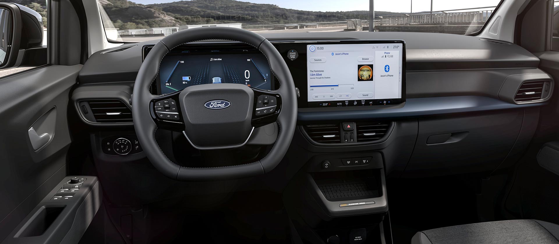 Ford E Tourneo Courier Active Interior y pantalla táctil