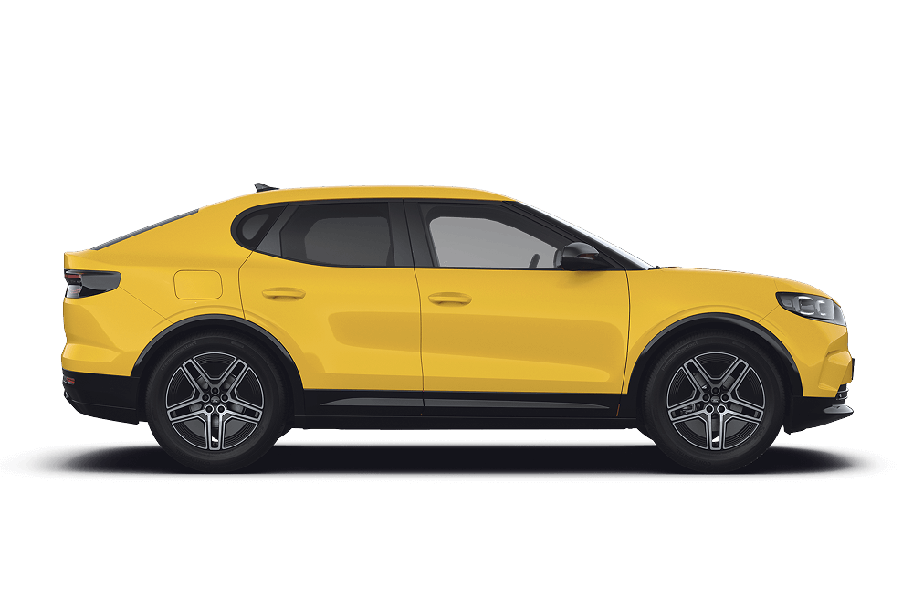 Perfil lateral de un Capri