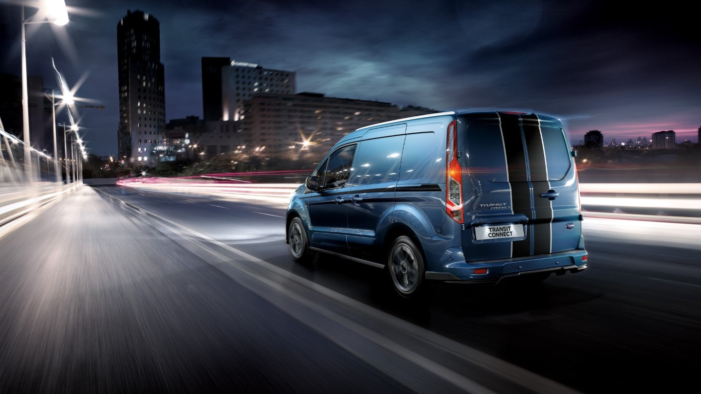 Interior de la Ford Transit Connect.