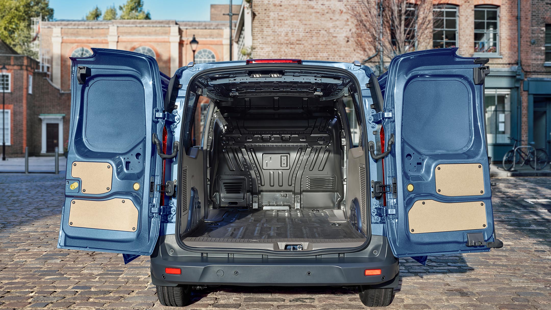 Interior de la Ford Transit Connect.