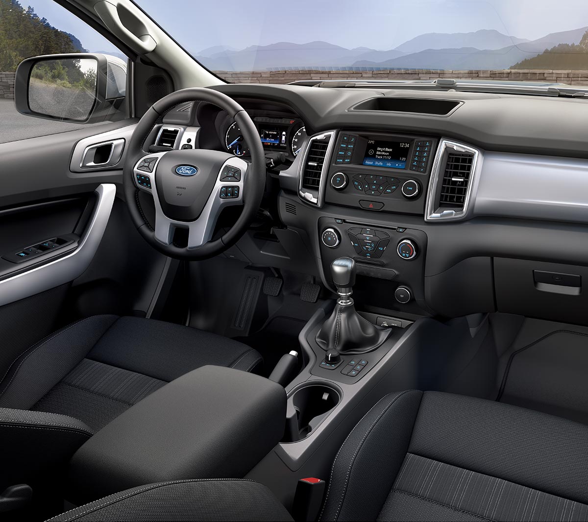 Interior del Ford Ranger XL