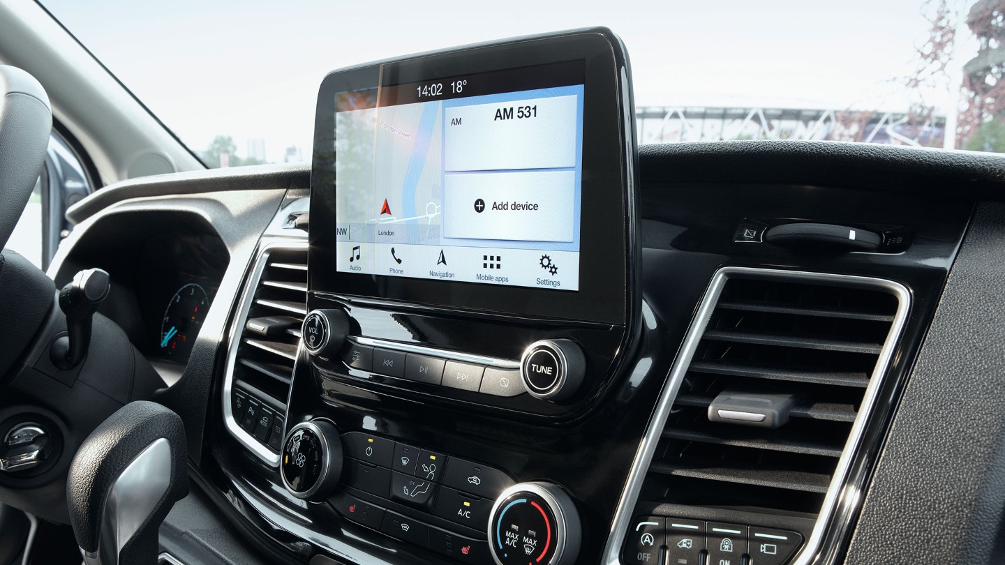 Pantalla SYNC3 de la Nueva Ford Transit