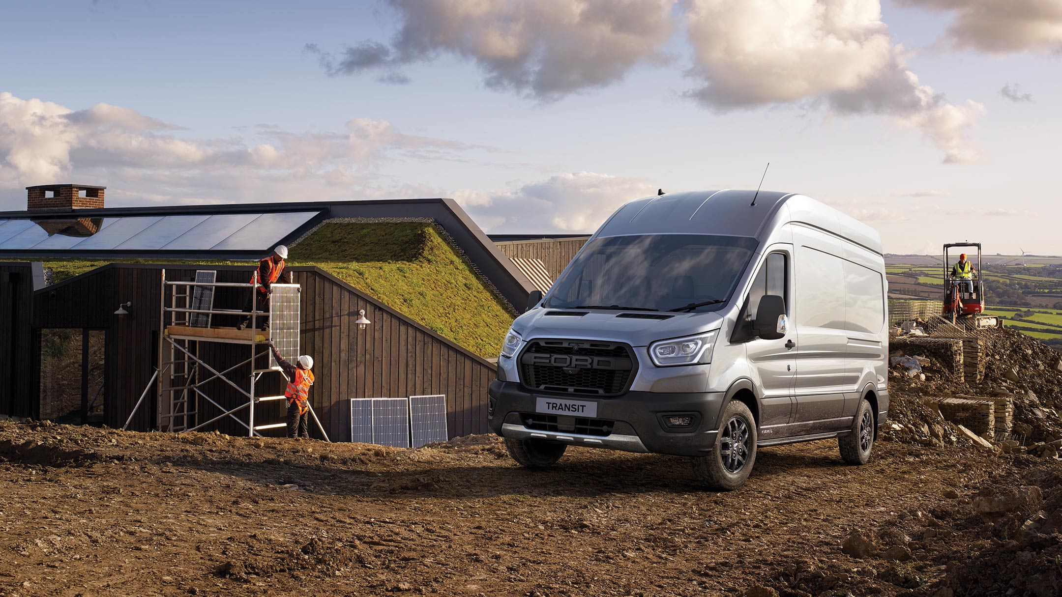 Parrilla delantera de la Nueva Ford Transit