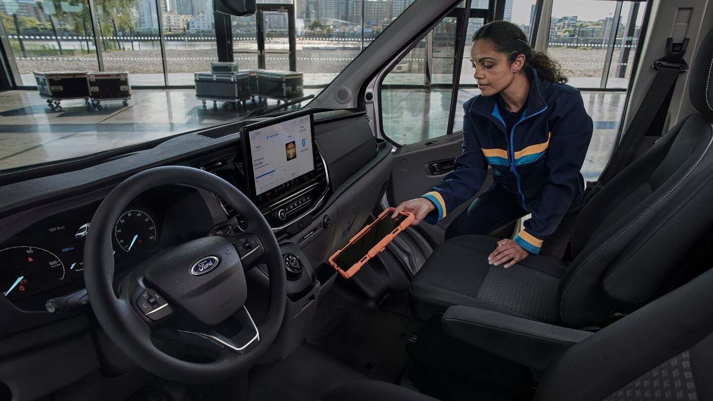 Almacenamiento interno de la Ford E-Transit