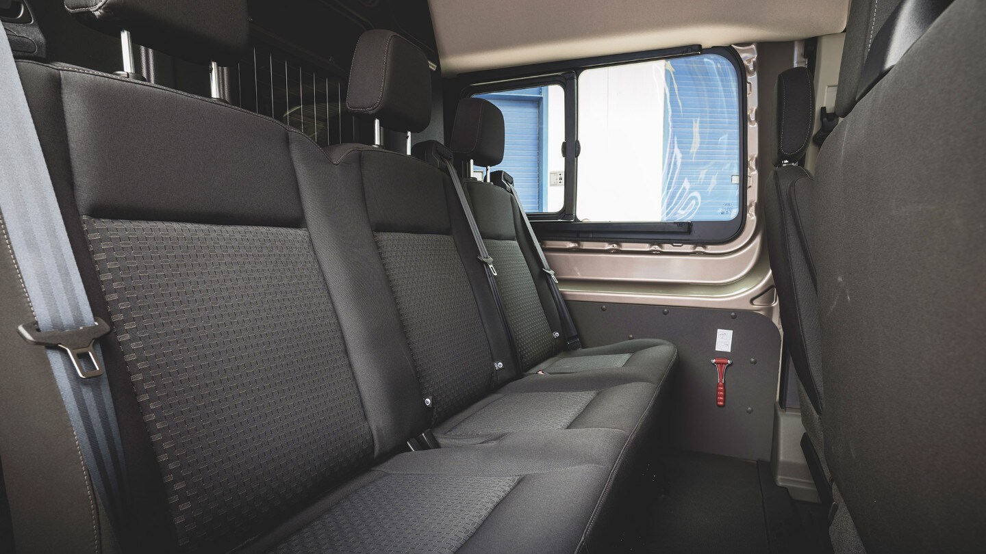 Interior de la Ford E-Transit