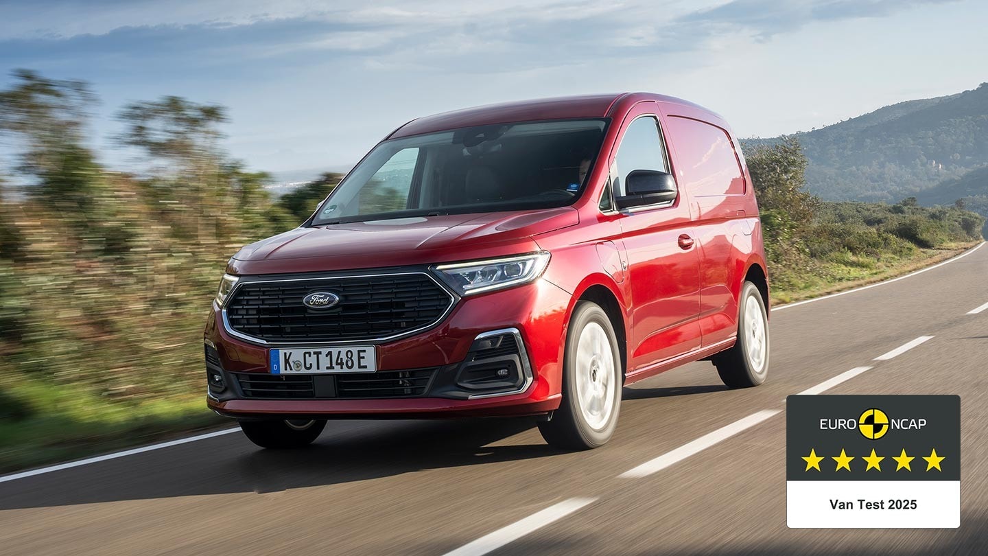 Transit Connect en color rojo