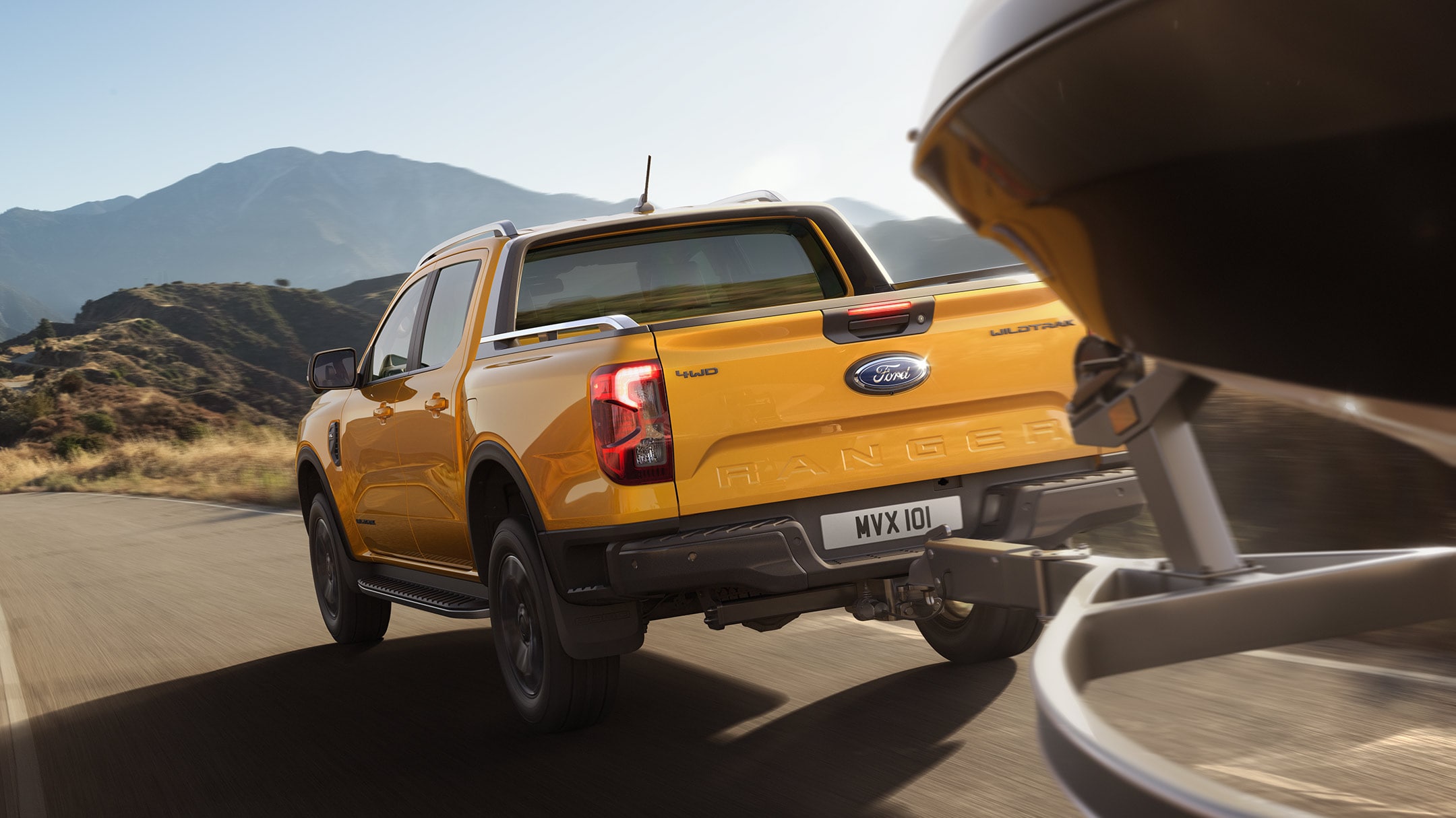 All-New Ford Ranger with tow
