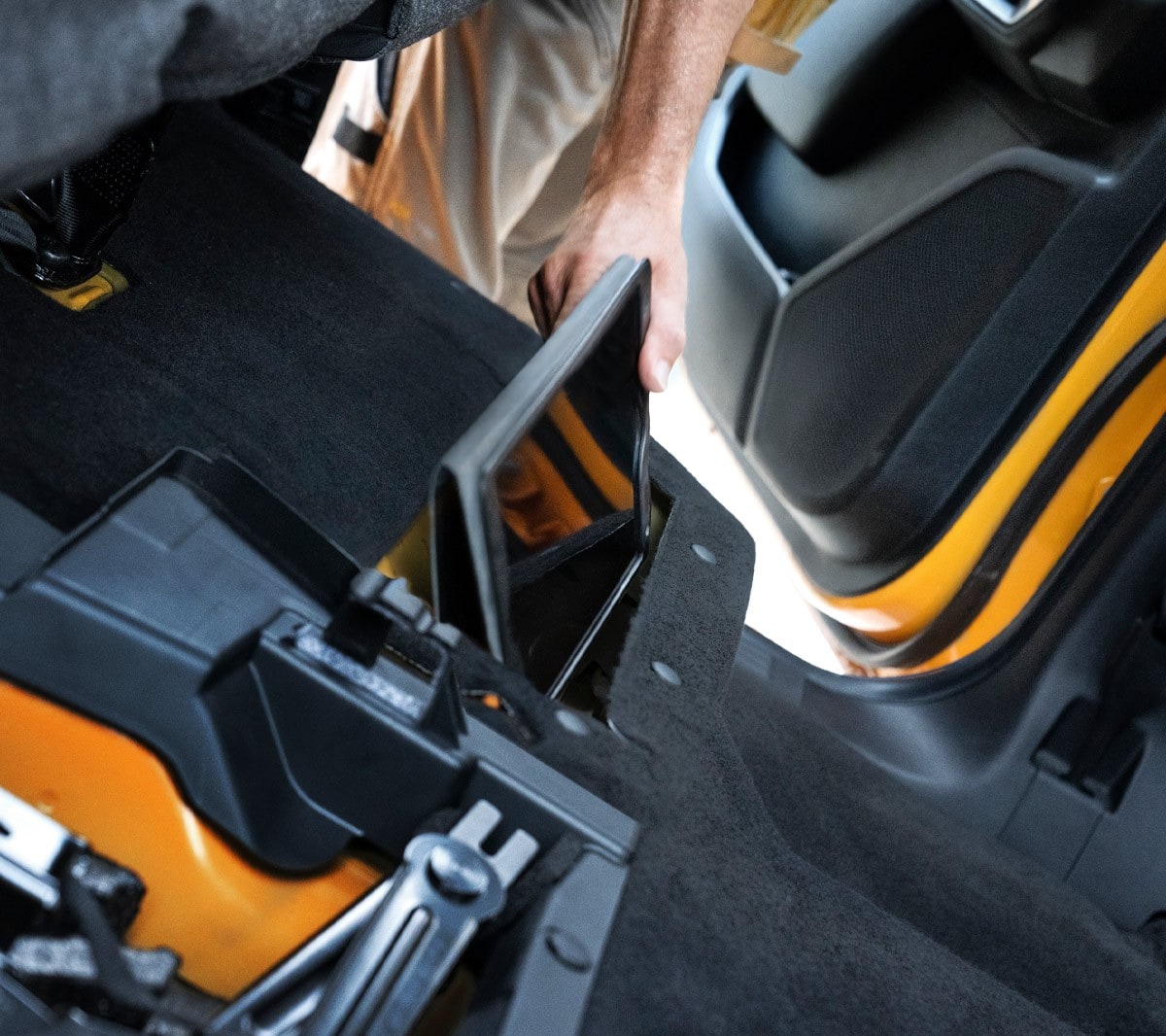 All-New Ranger Raptor under seat stowage