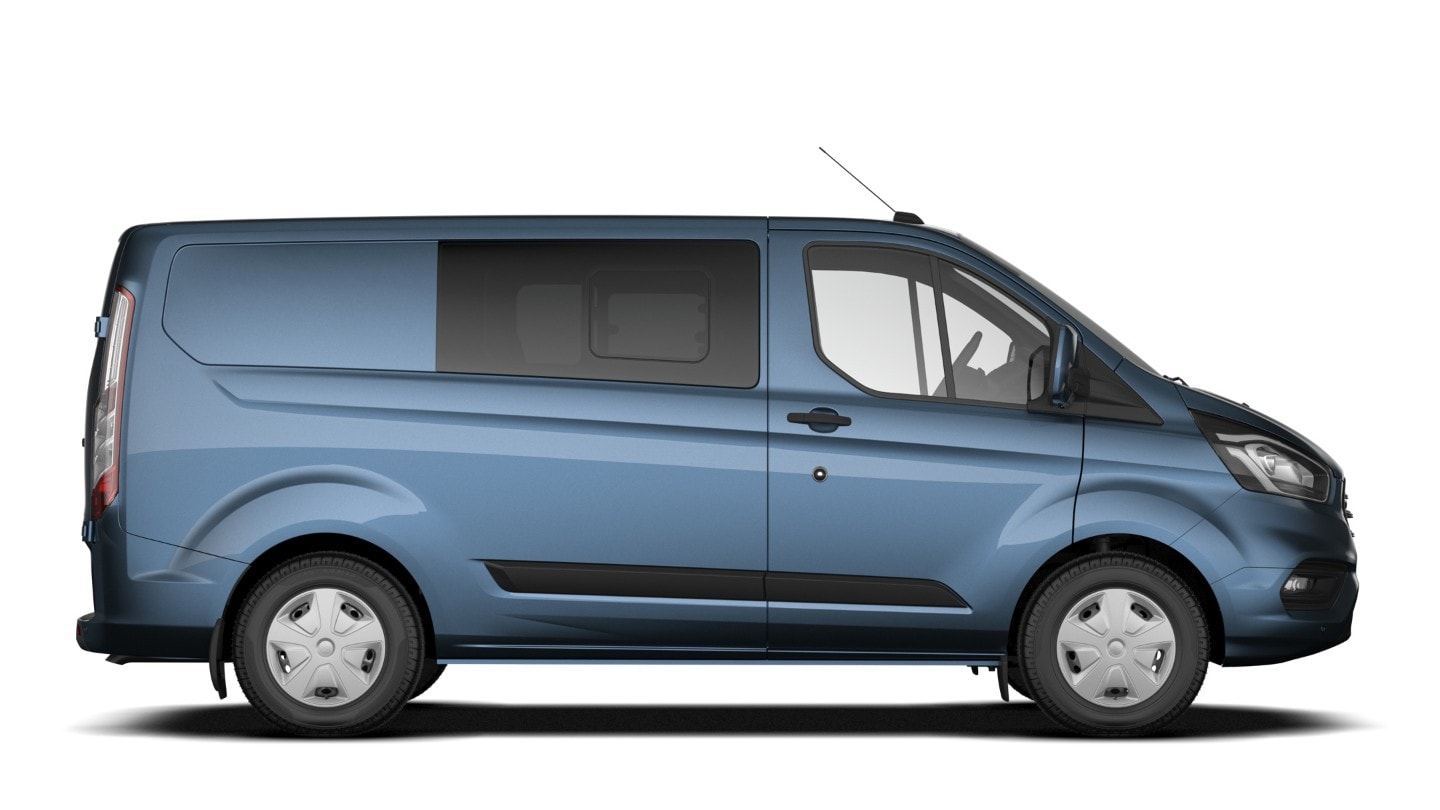 Transit Custom Van Doble Cabina Trend L1 H1 Azul Chrome