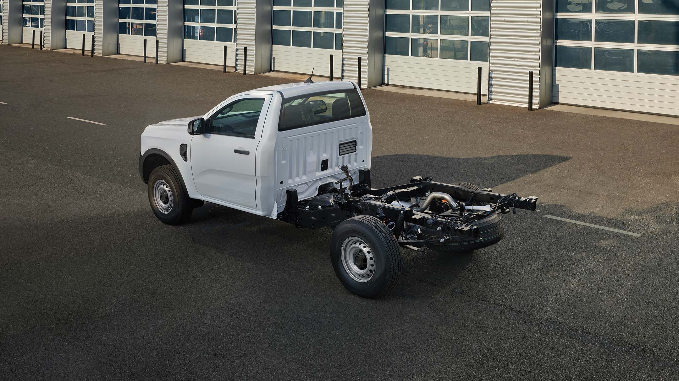 Ford Ranger Chassis Cab in a Street