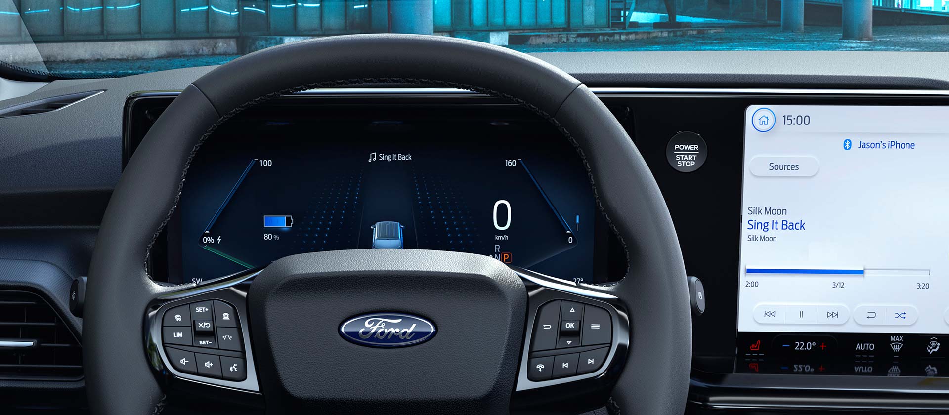 Pantalla digital Ford E-Transit Courier