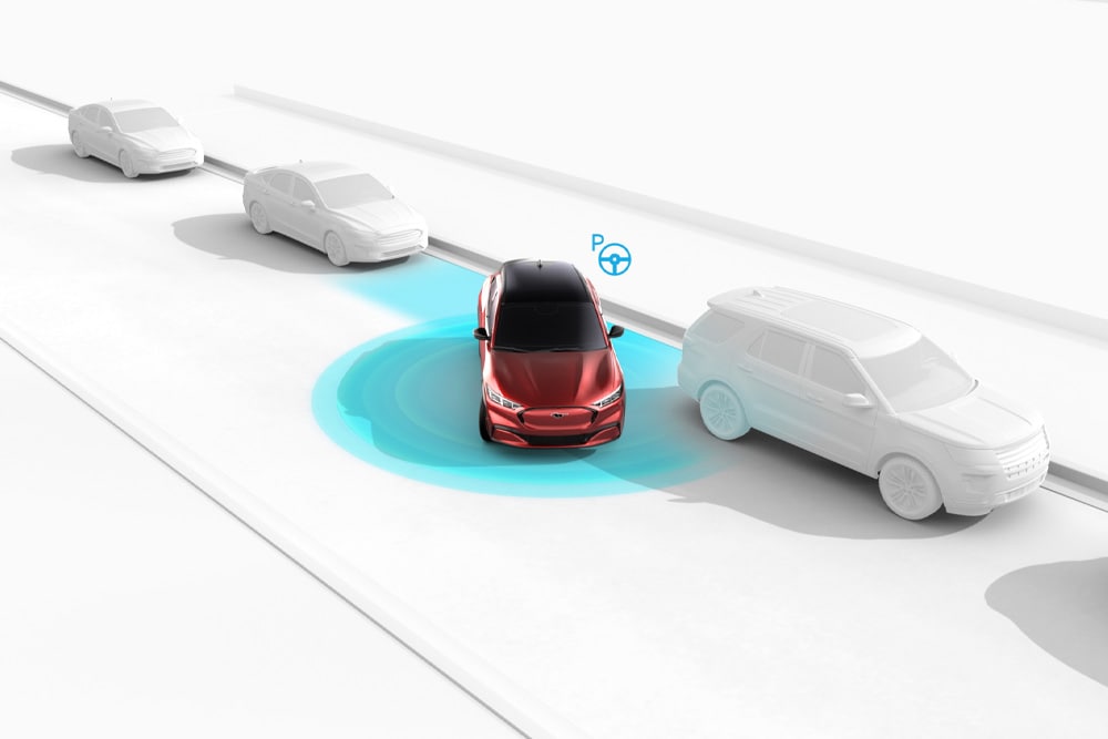 Asistencia en la conducción de Ford Explicación del esquema de control